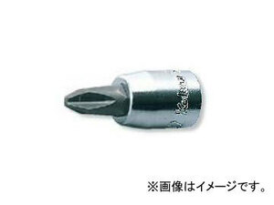 コーケン/Koken 1/4”（6.35mm） プラスビットソケット 2000-28(PH)-4