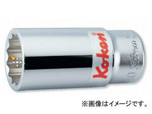 コーケン/Koken 3/4”（19mm） 12角ディープソケット 6305A-7/8