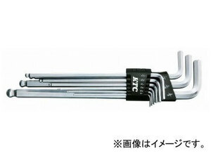 KTC ボールポイントL形ロング六角棒レンチセット［9本組］ HL259BSP