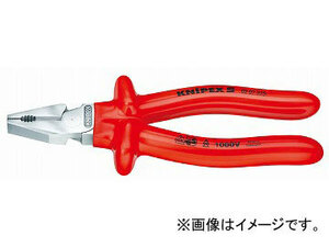 クニペックス/KNIPEX 絶縁強力型ペンチ 品番：0207-200 JAN：4003773022299