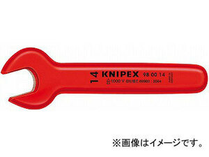 クニペックス/KNIPEX 絶縁片口スパナ 品番：9800-9/16 JAN：4003773020110