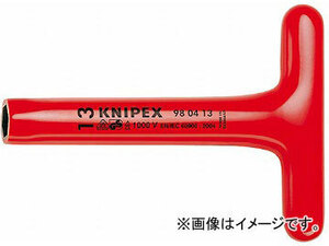 クニペックス/KNIPEX 絶縁T型レンチ 品番：9804-10 JAN：4003773026167