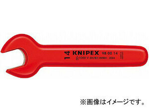 クニペックス/KNIPEX 絶縁片口スパナ 品番：9800-3/8 JAN：4003773020042