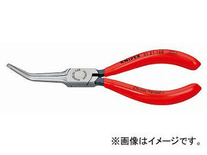 クニペックス/KNIPEX ニードルノーズプライヤー 45゜先曲 品番：3121-160 JAN：4003773029885