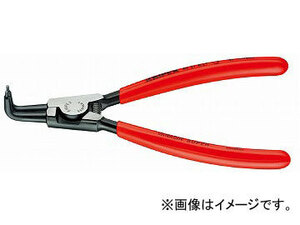 クニペックス/KNIPEX 軸用スナップリングプライヤー 曲 品番：4621-A21 JAN：4003773011361