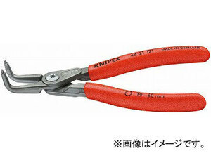 クニペックス/KNIPEX 穴用精密スナップリングプライヤー 曲 品番：4821-J31 JAN：4003773050230