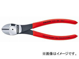 クニペックス/KNIPEX 強力型斜ニッパー 硬線用 品番：7401-160 JAN：4003773011866