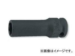コーケン/Koken 3/8”（9.5mm） 6角セミディープソケット（薄肉） 13301X-18