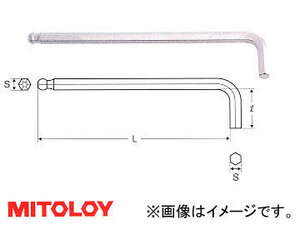 ミトロイ/MITOLOY L型ホローレンチ ボールポイント ロング スペア 3mm HBL30