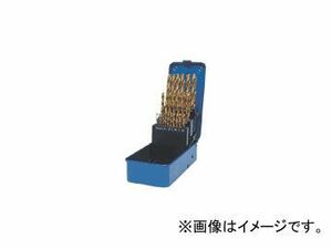 三菱マテリアル/MITSUBISHI コーティングドリルセット（スチールケース入り） 一般鋼用 25本セット GSDSET25