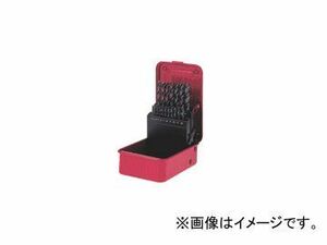 三菱マテリアル/MITSUBISHI 鉄工ドリルセット（スチールケース入り） 19本セット SET19