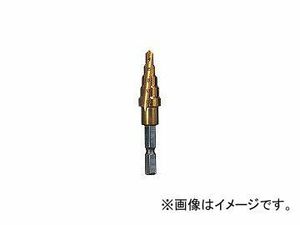 トラスコ中山/TRUSCO 六角軸ステップドリル 2枚刃チタンコーティング 4～12mm NMS12G(1384431) JAN：4989999557176