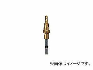 トラスコ中山/TRUSCO 六角軸ステップドリル 2枚刃チタンコーティング 5～13mm NMS13G(1384457) JAN：4989999557183