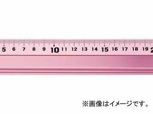 シンワ測定 アルミ直尺 アル助 60cm ペールピンク 65435 JAN：4960910654358