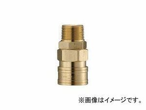 長堀工業/NAGAHORI クイックカップリング AL40型 真鍮製 メネジ取付用 CAL46SM2(3643484) JAN：4560291322800