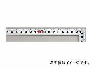 シンワ測定 曲尺角厚 シルバー 50cm 裏面角目 日本一 JIS 10014 JAN：4960910100145