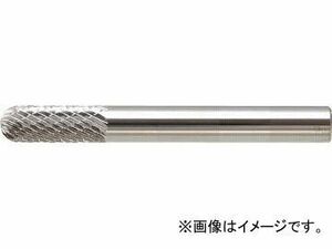 トラスコ中山/TRUSCO 超硬バー 先丸円筒型 φ4X刃長16X軸6 シングルカット TB2C040S(4363949) JAN：4989999236385