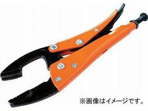 GRIP-ON グリッププライヤー(溝付先端仕様) 190mm 122-07(4864221)