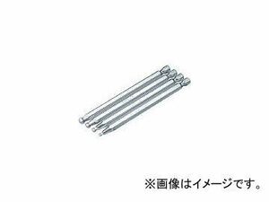 エイト/EIGHT 六角棒ビット テーパーヘッド 対辺6.35mm 溝9mm 単品 EA642.5MMX100(4328094) JAN：4984798020203