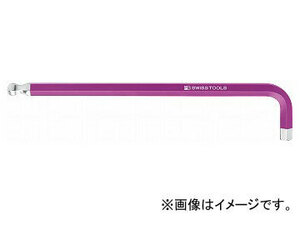 PB SWISS TOOLS ロングボールレインボーレンチ 紫色 品番：212L-8RB JAN：7610733079889