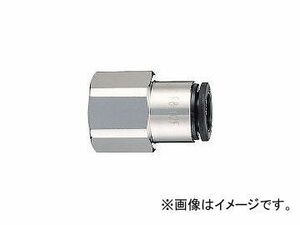 千代田通商/CHIYODA ファイブフィメイルコネクタ 8mm・RC1/8 F801F(1585886) JAN：4537327034143