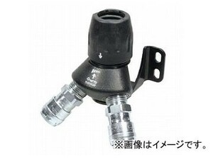 日東工器 アウトレットジョイント/2口タイプ アルミパイプ管端固定用（カプラ付） ALN-JO-2504-2