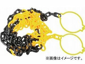 トラスコ中山 プラチェーン(コーンリング付) 黄/黒 6MMX3M TPCC6-3YB(4888863) JAN：4989999325195