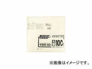 日本サニパック/SANIPAK エコノプラス大型100L半透明 E02(4313879) 入数：1冊(10枚入) JAN：4902393504027