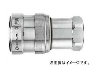 日東工器 ゼロスピルカプラ ソケット おねじ取付用 ZEL-2S SUS/FKM