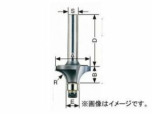 大見工業/OMI コーナービット/飾り面 ボーズ面 トリマー用 B2.5 JAN：4948572030369