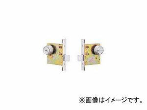 ＭＩＷＡ 本締錠 ＤＡ−１ シリンダーＵ９バックセット６４ｍｍケース深さ８５ｍｍ扉厚３３〜４２ｍｍ