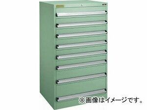 トラスコ中山 VE7S型キャビネット 700X550XH1200 引出8段 VE7S-1203(4791053)