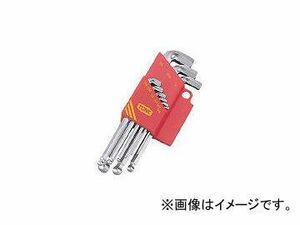 前田金属工業/TONE マスターツール首下ショートボールポイントL形レンチセット BSB900S(3231577) JAN：4953488202793