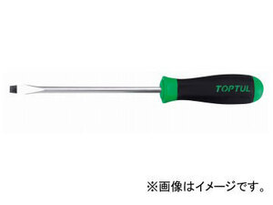 トップトゥル/TOPTUL 樹脂柄 マイナス ドライバー 6.5×100mm FAAB6E10