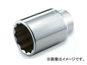 トネ/TONE 19.0mm（3/4”） ディープソケット（12角） 品番：6D-26L