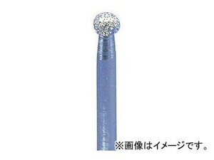 柳瀬/YANASE 電着ダイヤモンドバー 球型 ダイヤ サイズ:1×3,1.5×3,2×3,2.5×3,3×3