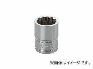 京都機械工具/KTC 9.5sq.ソケット(十二角) 24mm B324W(3073939) JAN：4989433129860