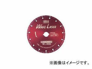 ロブテックス/LOBSTER ダイヤモンドホイール ウェブレーザー(乾式) 203mm WL200(2133628) JAN：4963202049528