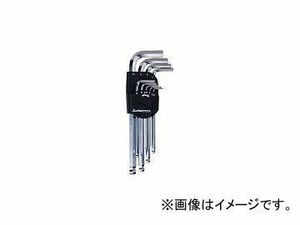 スーパーツール/SUPER TOOL ロングボールポイント六角棒レンチ(9本組)1.5～10mm HKLB9S(3848906) JAN：4967521315524