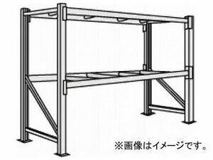 トラスコ中山/TRUSCO 重量パレット棚1トン2300×1000×H2000単体 1D20B23102