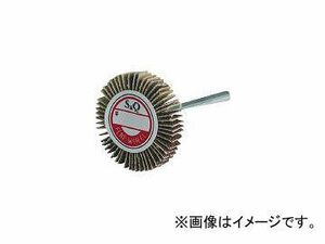 ムラコ 軸付フラップ金具無し 外径25幅5軸径3mm 400＃ KN2505 400(3264157) JAN：4560118263163 入数：10枚