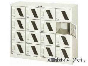 トラスコ中山/TRUSCO シューズケース 16人用 1050×380×H880 窓付 SC16WM(5209269) JAN：4989999764178