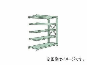 トラスコ中山/TRUSCO R3型中量棚 1500×450×H2100 5段 連結 R37555B(5048061) JAN：4989999739367