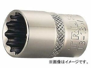 トラスコ中山/TRUSCO ソケット 12角タイプ 差込角9.5 対辺8mm T308W(3013197) JAN：4989999132656