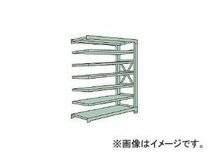 トラスコ中山/TRUSCO R3型中量棚 900×450×H2400 7段 連結 R38357B(5048541) JAN：4989999739626