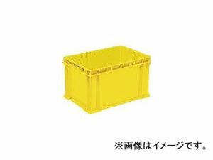 DICプラスチック 容器資材 F型コンテナF-21 外寸：W424×D291×H244.5 黄 F21 Y(5011710) JAN：4968838904128