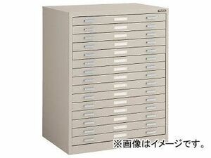 トラスコ中山/TRUSCO マップケース スチール A2×15段 696×480×H880 A21W15 (5047668) JAN：4989999780215