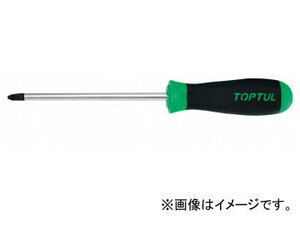 トップトゥル/TOPTUL 樹脂柄 クロス ドライバー PH1×80mm(L) FBAB0108