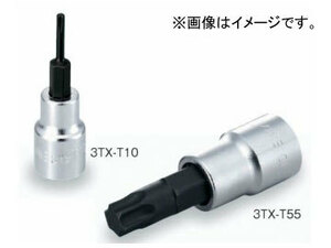 トネ/TONE 9.5mm（3/8”） トルクスソケットセット（強力タイプ） 品番：3TX-T10