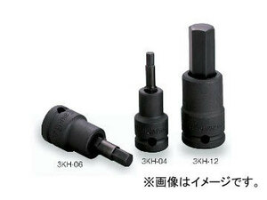 トネ/TONE 9.5mm（3/8”） ヘキサゴンソケット（強力タイプ） 品番：3KH-12